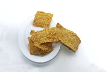 Traditional food known as Tempe Chips