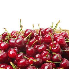 Cherry isolated on white background