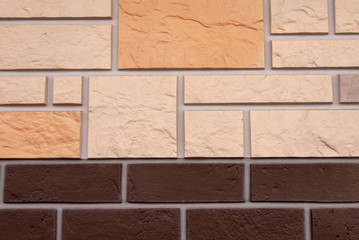 Background ornamental artificial stone.