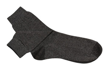 men's socks isolated on a white background