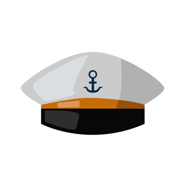 sailor hat vector illustration