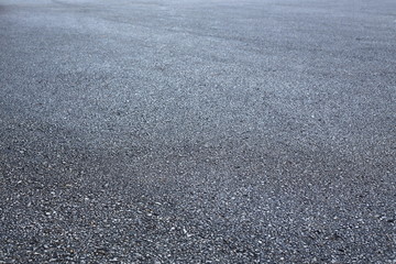 black asphalt road