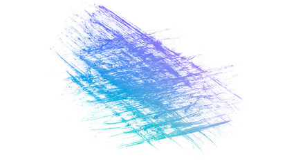Abstract colorful paint scratches brush