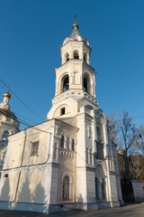 Fototapeta na wymiar St. Andrew's Church in Stavropol, Russia - March 8, 2020.