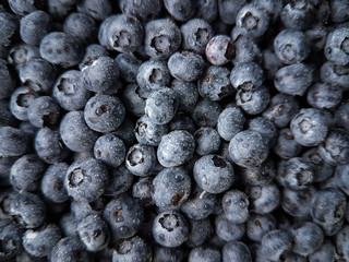 Blueberries Closeup Background