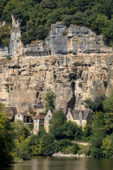 La Roque-Gageac scenic village on the Dordogne river, France