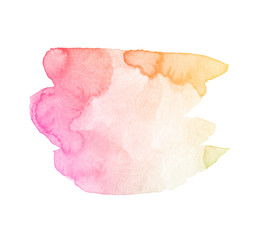 Beautiful colorful watercolor brush for paitning