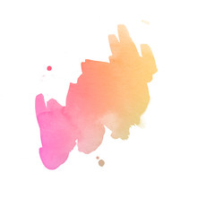 Beautiful colorful isolated brush background