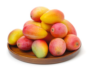 Mango on white background