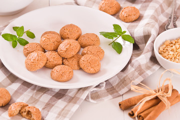 Amaretti cookies.