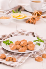 Amaretti cookies.