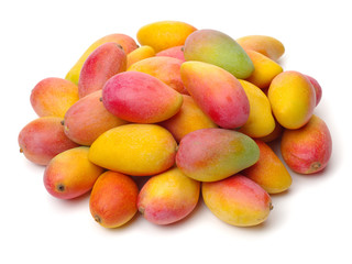 Mango on white background