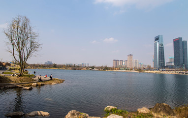 the landscape in chengdu,china