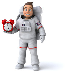 Fun astronaut - 3D Illustration