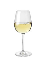  Single glass of white wine