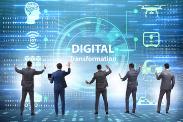 Digital transformation and digitalization technology concept