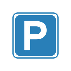 parking flat icon on white transparent background. You can be used black ant icon for several purposes.	