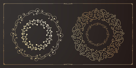 ボタニカルフレーム　ナチュラルテイスト　葉っぱや枝、自然、オーガニック、天然素材、リース、ネイチャー