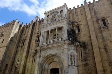 Sé velha de Coimbra Portugal