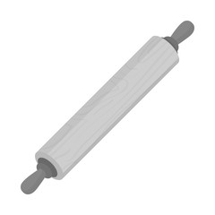 Vector design of wooden and pin icon. Set of wooden and roller vector icon for stock.