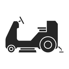 Vacuum cleaner vector icon.Black vector icon isolated on white background vacuum cleaner .