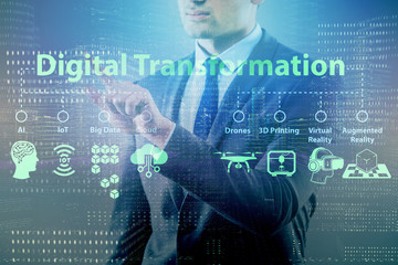 Digital transformation and digitalization technology concept