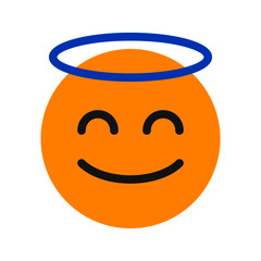 angel icon with a flat style. Suitable for website design, logos, applications and UI.