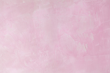 Fototapeta premium Hand painted pink background texture overlay