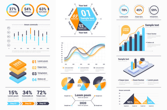 Modern Infographics design collection