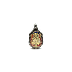 religious pendant small thai amulet pendant image ,thai amulet on white image background