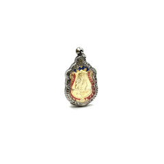 religious pendant small thai amulet pendant image ,thai amulet on white image background
