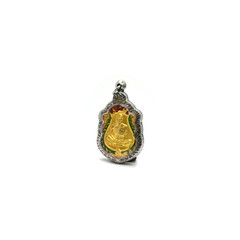 religious pendant small thai amulet pendant image ,thai amulet on white image background