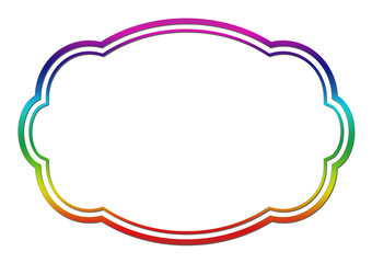 Rahmen, Regenbogenfarben