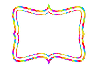 Rahmen, Regenbogenfarben