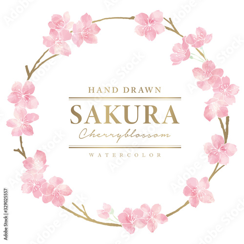 おしゃれな桜フレーム07 イラスト素材 背景素材 Wall Mural Rocosawada おしゃれな桜フレーム07 イラスト素材 背景素材 Wall Mural Rocosawada