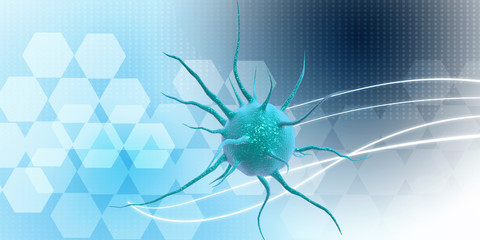 3d rendering covid-19 Virus 