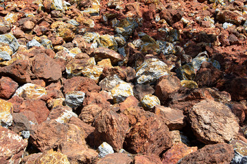 Rocas del Parque Minero Ríotinto. Peña de Hierro / Rocks of the Ríotinto Mining Park. Iron Rock. Nerva, Huelva, España