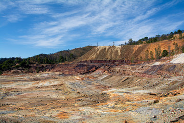 Parque Minero Ríotinto. Peña de Hierro / Riotinto Mining Park. Iron Rock. Nerva. Huelva....
