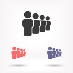 Vector people icon design 10 eps illustration