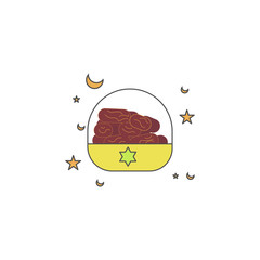 simple date icon design template