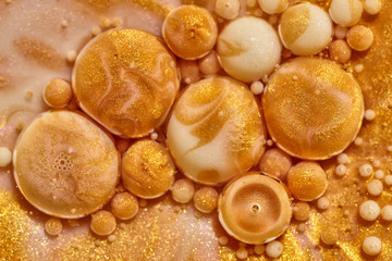 Colourful acrylic bubbles.Abstract ink design template mixed texture background. Liquid color backdrop. Wallpaper pattern. Oil poster . Design template. Fluid art