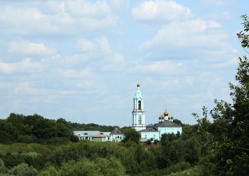 Church of the Nativity of the Blessed Virgin Mary - a monument to the history of the Western District of Moscow. Photo: July 2013