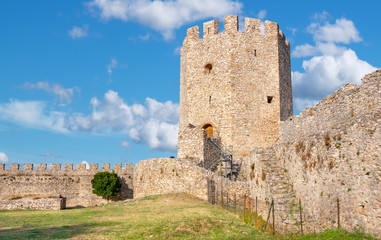 Obraz premium Platamonas fortress. Pieria, Greece