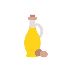 Oil Bottle Vector Flat Icon  style illustration.