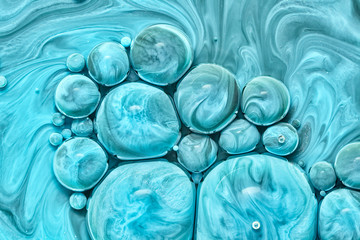 Colourful acrylic bubbles.Abstract ink design template mixed texture background. Liquid color backdrop. Wallpaper pattern. Oil poster . Design template. Fluid art