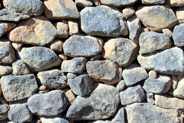 muro de piedra seca, detalle