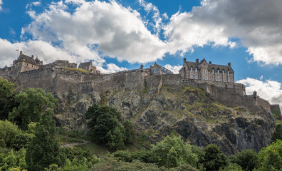 Fototapeta na wymiar Edinburgh Castle on Castle Rock