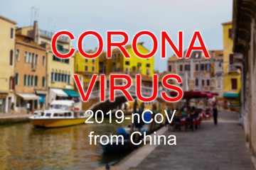 CoraonaVirus attack on china to italy concept. Corona virus spread on china. Now Coronavirus...