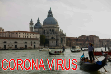 CoraonaVirus attack on china to italy concept. Corona virus spread on china. Now Coronavirus outbreak on Italy