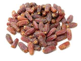 Dates on white background